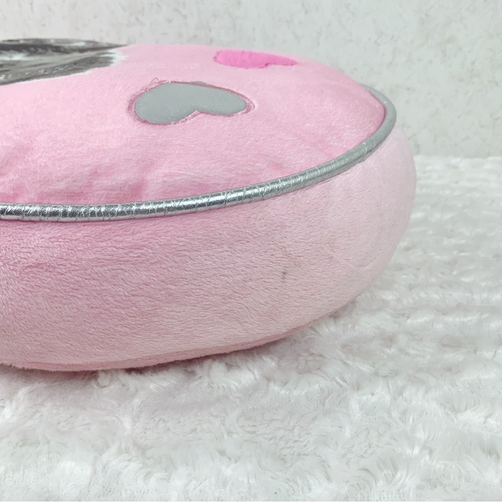 Justice Yorkie Puppy Best Friends Rhinestone Crowns Pink Heart Plush Pillow 2010 - Picture 7 of 11